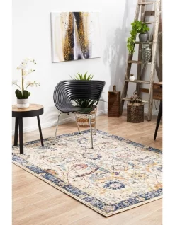 Evoke Peacock Ivory Transitional Rug -Household Items Shop 838363150 3 720x928