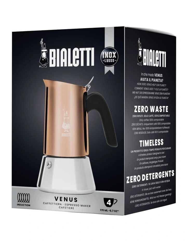Bialetti Venus 4 Cup In Copper 4 Bialetti Venus 4 Cup In Copper - Image 2