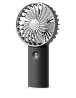 Black Mini Fan & Power Bank
