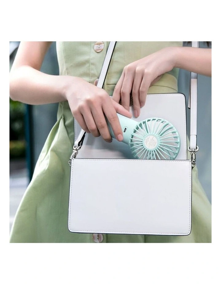 Blue Mini Fan & Power Bank 4 Blue Mini Fan & Power Bank - Image 2