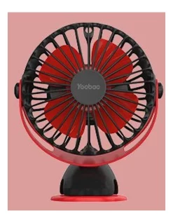 Black Noiseless Mini Clip Fan
