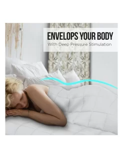 Heavy Weighted Blanket 7Kg In White 13 Heavy Weighted Blanket 7Kg In White -Household Items Shop 840049390 5 1 720x928