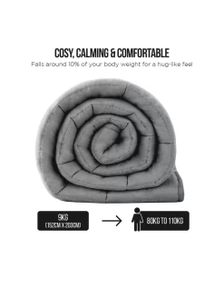 Heavy Weighted Blanket 9Kg In Grey 12 Heavy Weighted Blanket 9Kg In Grey -Household Items Shop 840049480 4 1 720x928