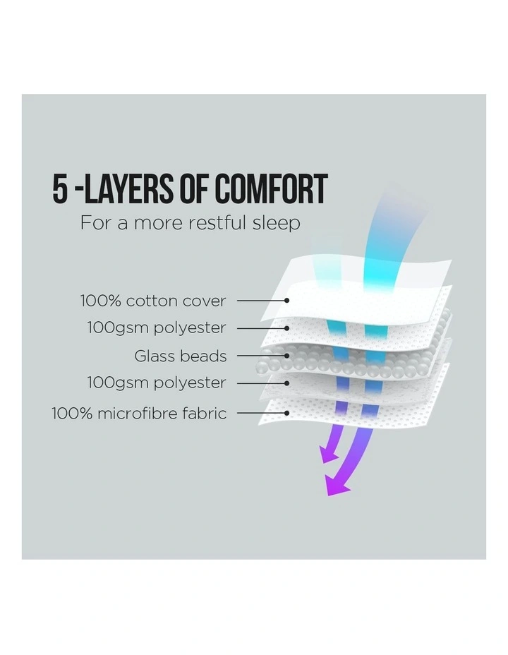 Heavy Weighted Blanket 9Kg In Grey 8 Heavy Weighted Blanket 9Kg In Grey - Image 6