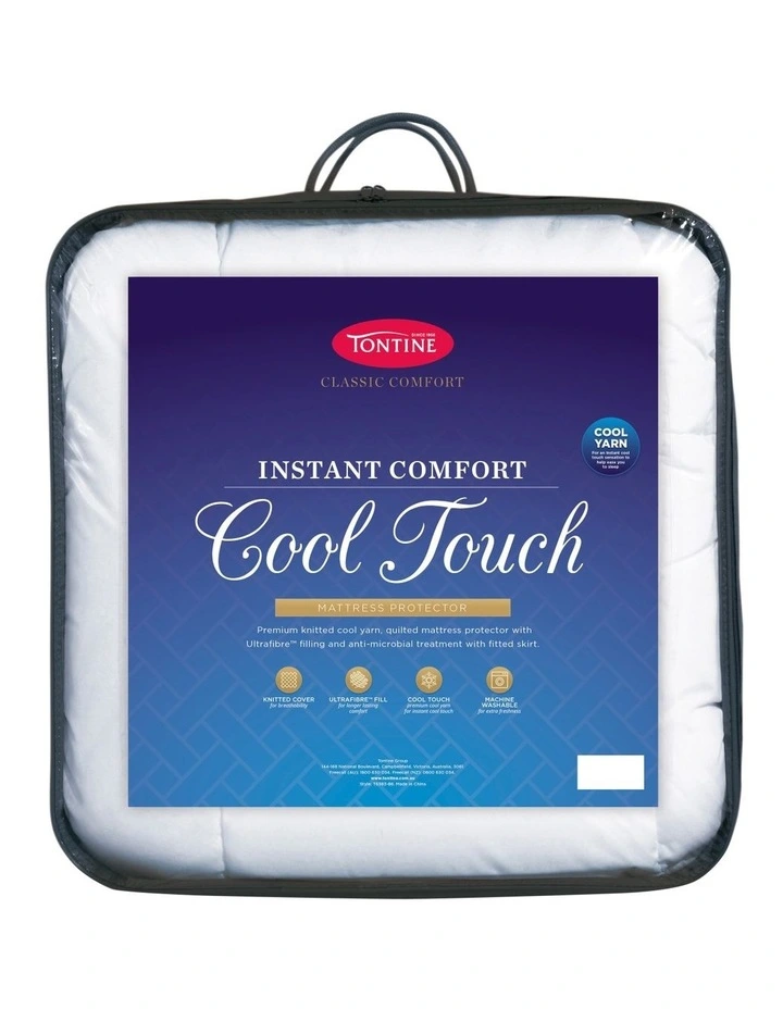 Classic Comfort Cool Touch Mattress Protector White 3 Classic Comfort Cool Touch Mattress Protector White