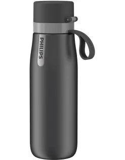 Philips Daily Straw Insulated 550ml Filtration Bottle Grey Daily Filter AWP2771GRR/79