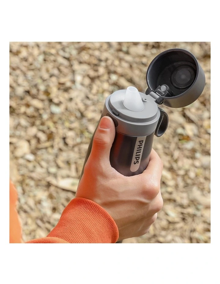 Philips Daily Straw Insulated 550ml Filtration Bottle Grey Daily Filter AWP2771GRR/79 6 Philips Daily Straw Insulated 550ml Filtration Bottle Grey Daily Filter AWP2771GRR/79 - Image 4