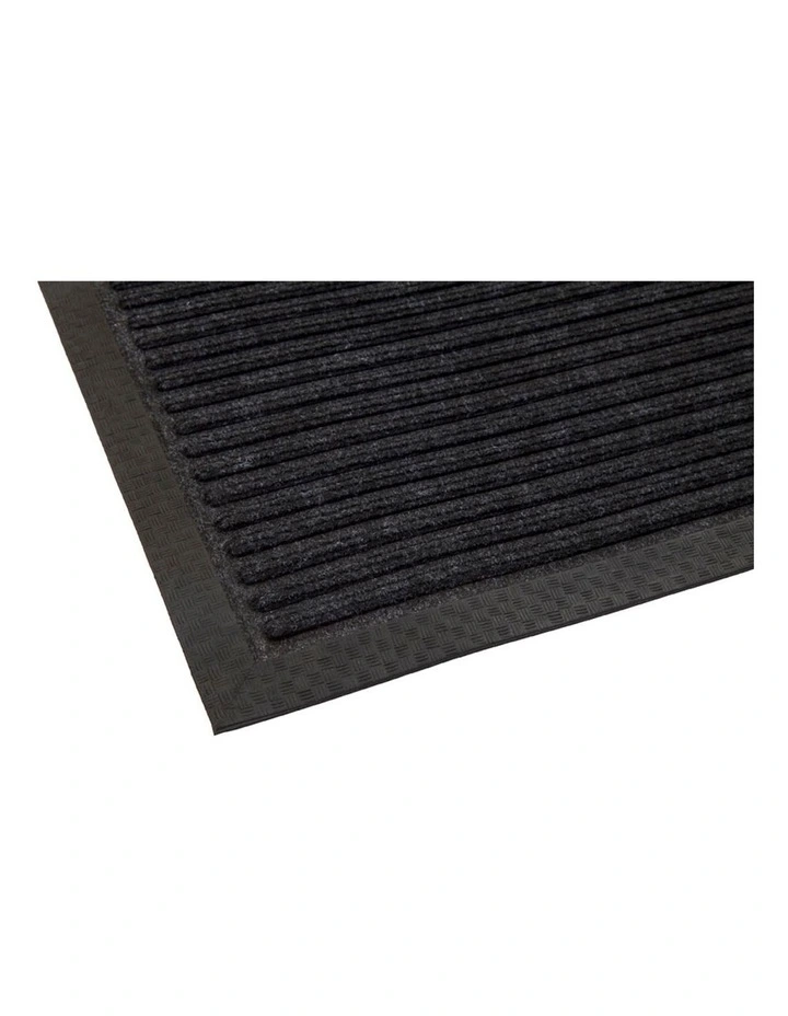 Daro Charcoal Polypropylene Doormat 45x75cm 4 Daro Charcoal Polypropylene Doormat 45x75cm - Image 2