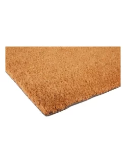 Nubra Plain Natural PVC Backed Coir Door Mat 60x90 Cm -Household Items Shop 840965770 4 720x928