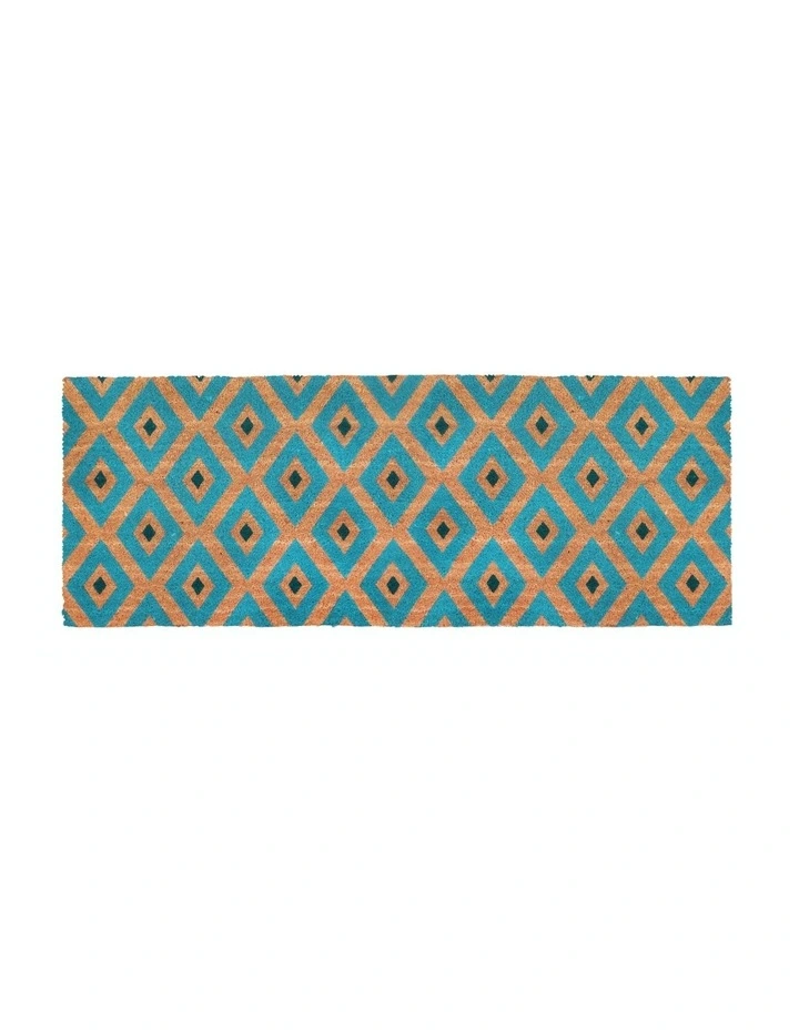 Kimberley Blue PVC Backed Coir Doormat 45x120 Cm 3 Kimberley Blue PVC Backed Coir Doormat 45x120 Cm
