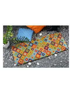 Saman Multicolor Coir Doormat 45x75 Cm -Household Items Shop 840968920 6 720x928