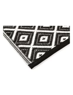 180x270cm Kimberley Black And White Recycled Plastic Outdoor Rug And Mat 10 180x270cm Kimberley Black And White Recycled Plastic Outdoor Rug And Mat -Household Items Shop 840979360 3 720x928