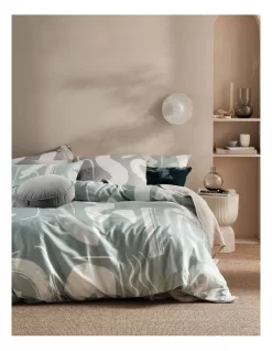 Linen House Arden European Pillowcase Green -Household Items Shop 841410550 841423420 4 720x928