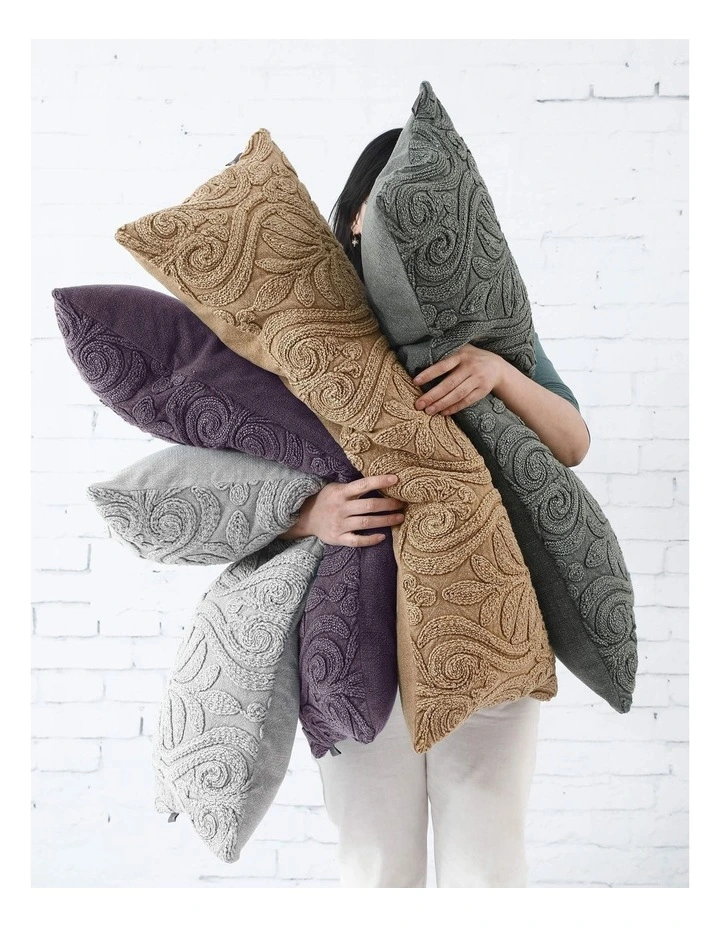 Malta Cushion 35x90 In Plum 4 Malta Cushion 35x90 In Plum - Image 2