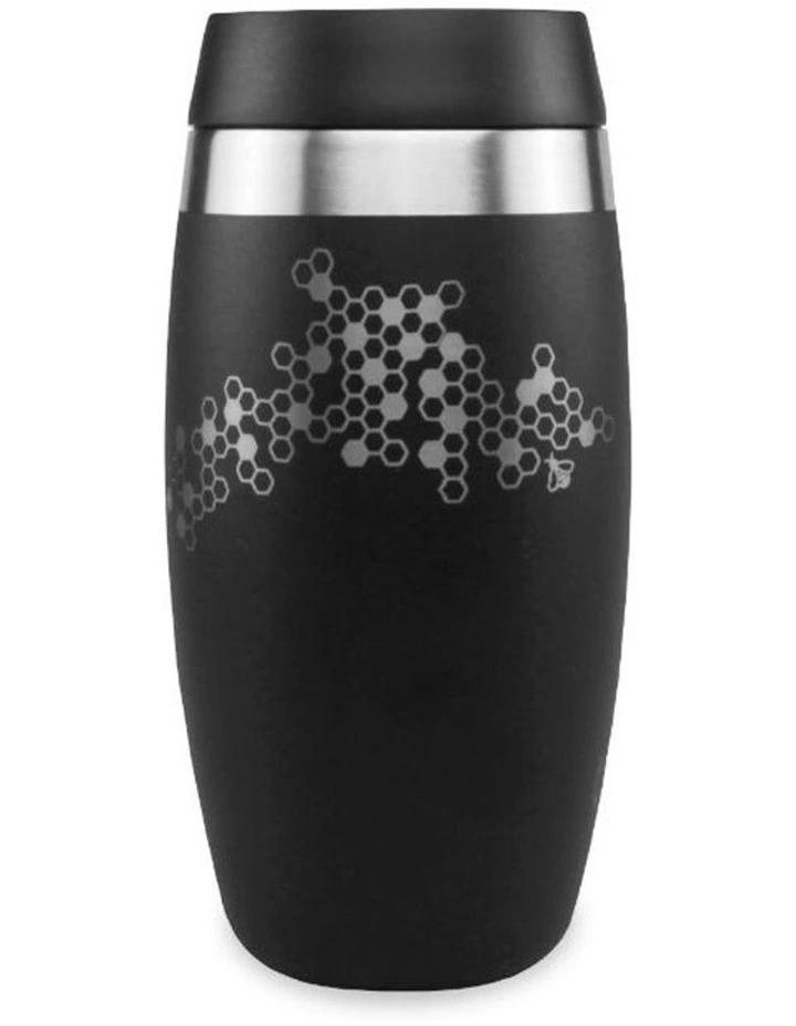 Black Tumbler With Etched Bees 4 Black Tumbler With Etched Bees - Image 2