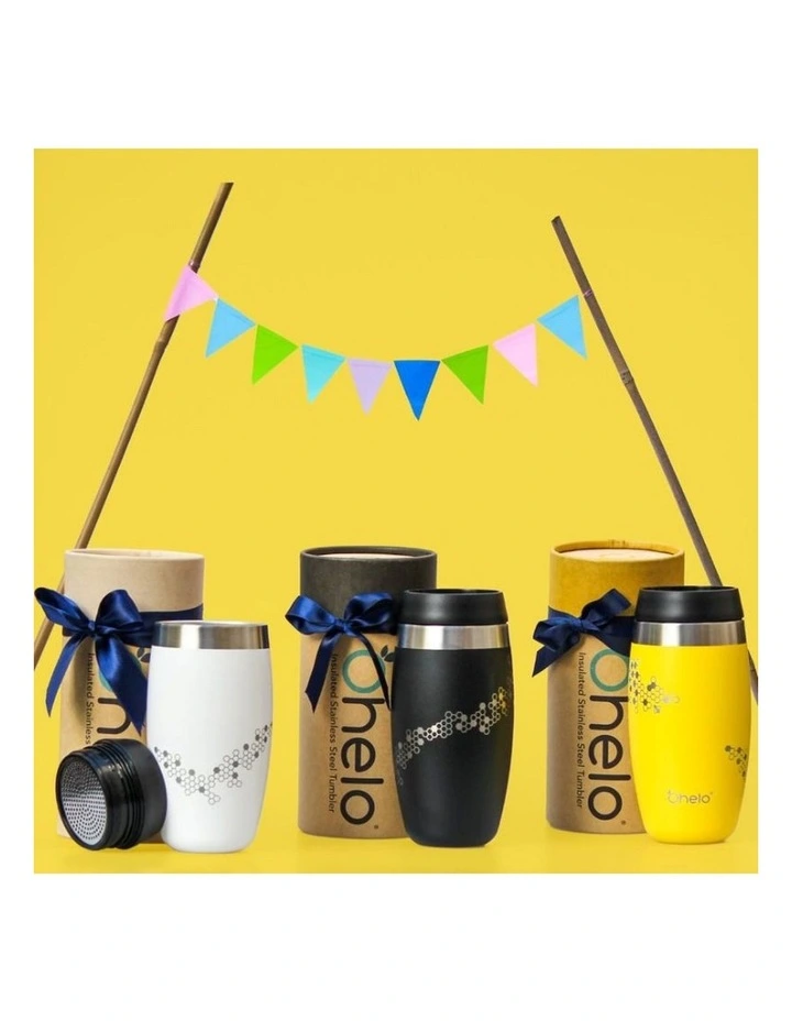 Black Tumbler With Etched Bees 8 Black Tumbler With Etched Bees - Image 6