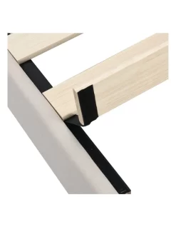 BEF03 Double Size Wooden Upholstered Bed Frame Beige -Household Items Shop 842431960 6 720x928