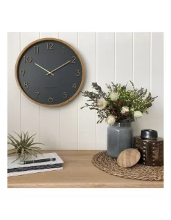 Scarlett Charcoal 35Cm Silent Wall Clock -Household Items Shop 847738900 6 720x928