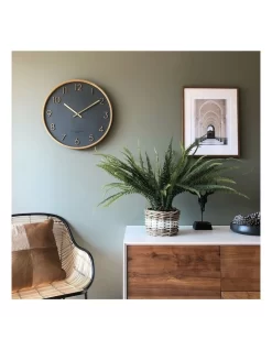 Scarlett Charcoal 35Cm Silent Wall Clock -Household Items Shop 847738900 7 720x928