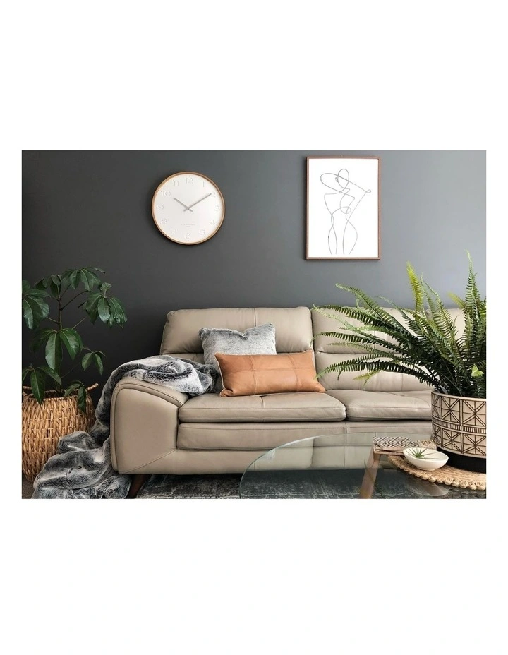 Freya White 50Cm Wall Clock 7 Freya White 50Cm Wall Clock - Image 5