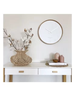 Freya White 50Cm Wall Clock 15 Freya White 50Cm Wall Clock -Household Items Shop 847739350 7 720x928