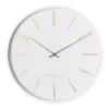Maya 40Cm White Silent Wall Clock -Household Items Shop 847748800 1 720x928