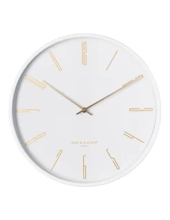 Maya 40Cm White Silent Wall Clock