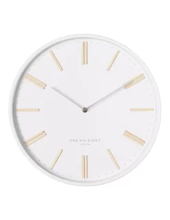 Esme 40Cm White Silent Wall Clock