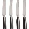 Maxwell & Williams Stanton Steak Knife Set 4pc Black Boxed