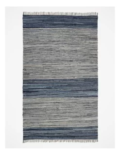 Astra Hand Woven Rug Denim 200x300cm Ecru/Blue