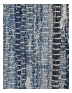 Astra Hand Woven Rug Denim 200x300cm Ecru/Blue -Household Items Shop 850881070 4 1 720x928