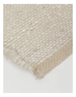 Luna Handwoven Rug Wool Hemp & Cotton 160x230cm Ivory/Grey 9 Luna Handwoven Rug Wool Hemp & Cotton 160x230cm Ivory/Grey -Household Items Shop 850881340 3 1 720x928