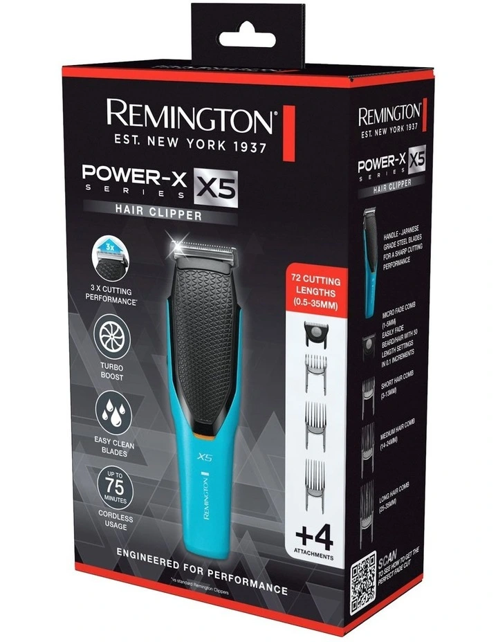 Remington Power X Series X5 Haircut Kit Blue HC5001AU 8 Remington Power X Series X5 Haircut Kit Blue HC5001AU - Image 6