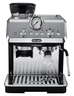 DeLonghi La Specialista Arte Manual Pump Coffee Machine Metal/Black EC9155MB
