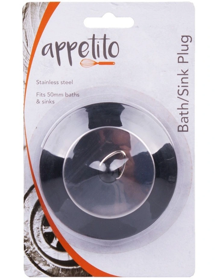 Stainless Steel Deluxe Bath/Sink Plug 5 Stainless Steel Deluxe Bath/Sink Plug - Image 3