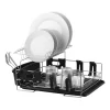Stainless Steel 2-Tier Dish Rack With Draining Board -Household Items Shop 851825980 1 720x928