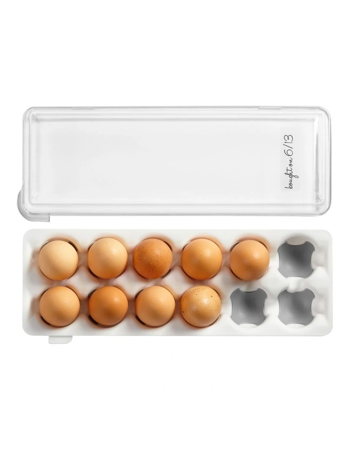 Egg Holder With Snap-On Lid 34.3 X 12.7 X 7.6cm 3 Egg Holder With Snap-On Lid 34.3 X 12.7 X 7.6cm
