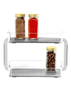 Clear 2-Tier Spice Organiser 26.4 X 12.6 X 18.3cm 7 Clear 2-Tier Spice Organiser 26.4 X 12.6 X 18.3cm -Household Items Shop 851827330 3 720x928