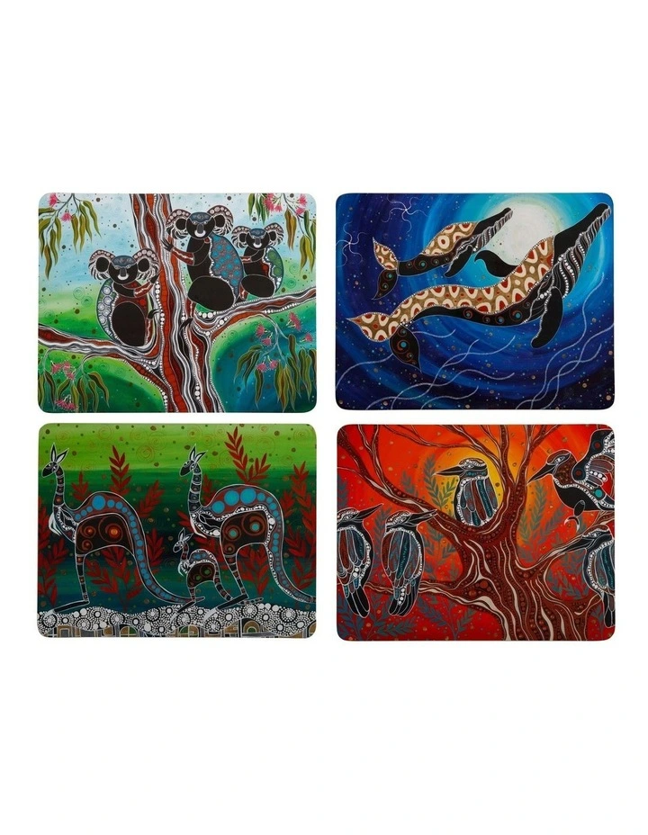 Maxwell & Williams Melanie Hava Journeys Cork Back Placemat Set Of 4 Assorted Boxed 3 Maxwell & Williams Melanie Hava Journeys Cork Back Placemat Set Of 4 Assorted Boxed