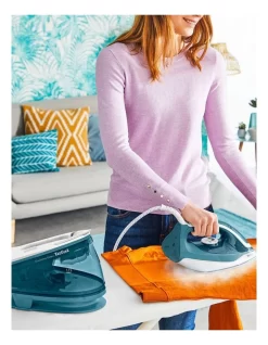 Tefal Express Easy Steam Station Iron In Teal SV6131 -Household Items Shop 858626920 4 720x928