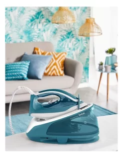 Tefal Express Easy Steam Station Iron In Teal SV6131 -Household Items Shop 858626920 7 720x928