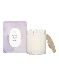 Cotton Flower & Freesia Scented Soy Candle 350g