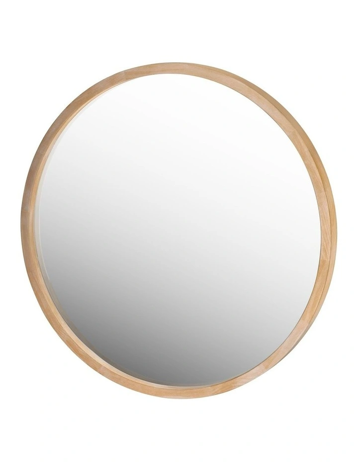 Tina 60cm Light Solid Wood Mirror 3 Tina 60cm Light Solid Wood Mirror