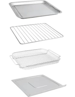 12L Air Fryer Oven Black/Stainless Steel AFO46894BKSS -Household Items Shop 859989970 4 720x928