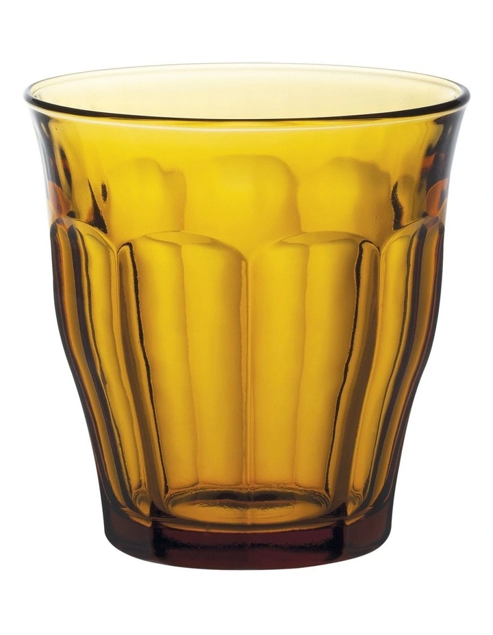 Duralex Picardie Amber Tumbler 250ml Set Of 6 3 Duralex Picardie Amber Tumbler 250ml Set Of 6