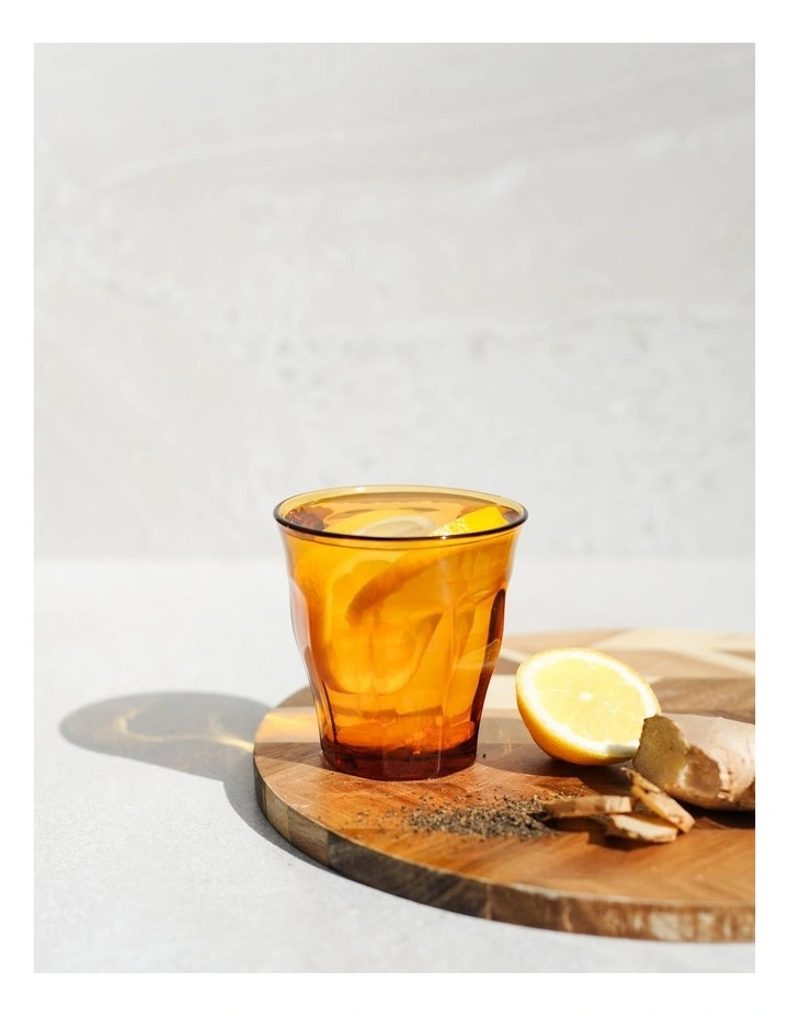 Duralex Picardie Amber Tumbler 250ml Set Of 6 4 Duralex Picardie Amber Tumbler 250ml Set Of 6 - Image 2