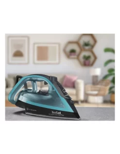 Tefal UltraGlide Anti-Calc Plus Steam Iron Black/Aqua FV5873 -Household Items Shop 864036100 3 720x928