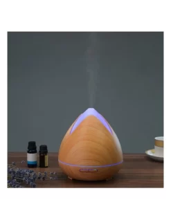 Cool Mist Ultrasonic Diffuser With 3 Pack Essential Oils Light Wood -Household Items Shop 865056160 5 720x928