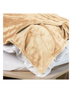 Large Throw Blanket In Camel -Household Items Shop 865059130 3 720x928