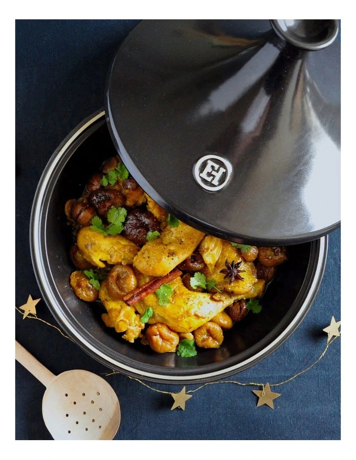 Emile Henry Tagine 32cm Burgundy 4 Emile Henry Tagine 32cm Burgundy - Image 2